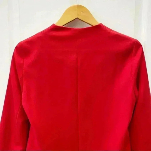 Topshop Blazer Dress Ruffle Edge Long Sleeve
Mini Red Size 4 NWOT - Picture 8 of 16
